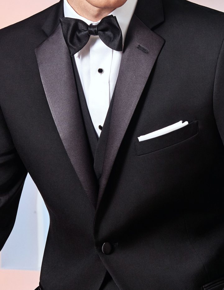 Ike Behar Evening Notch Black Tuxedo 